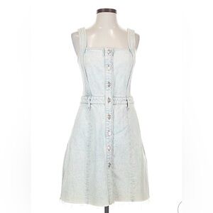 7 FOR ALL MANKIND CORSET MINI DENIM DRESS